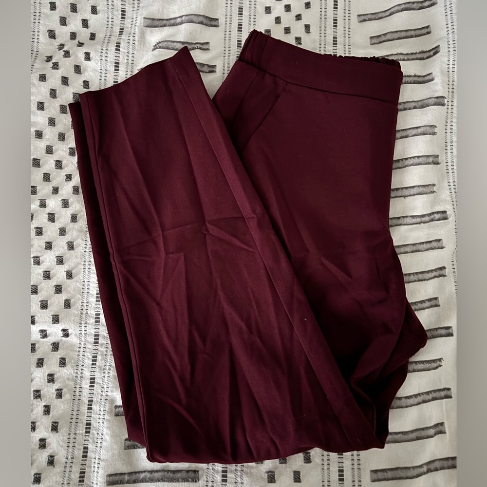 Women's Burgundy Pants